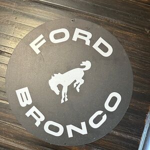 Ford Bronco Black and White Wall Art
